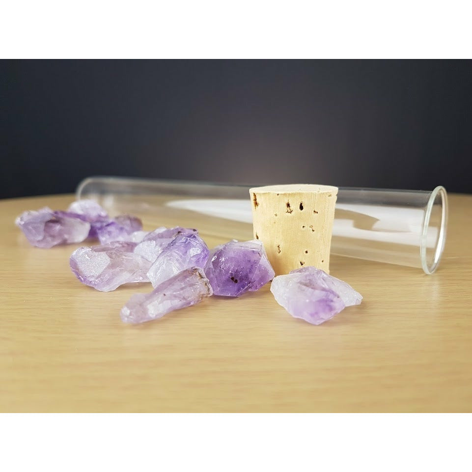 Amethyst Rohstein for water treatment